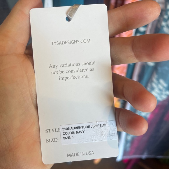 BNWT Tysa designs navy adventure jumpsuit, size 1 - Picture 10 of 10